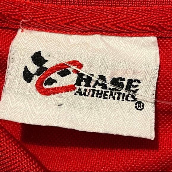 Vintage Y2K Chase NASCAR Polo Earnhardt JR Budweiser Embroidered Red White Large - Picture 2 of 8